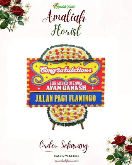 Sewa Papan Bunga Sri Kuncoro